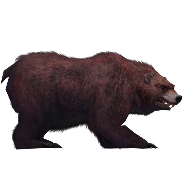 (Animal-0015)-3D-Monster Bear-Ordinary Attack-1